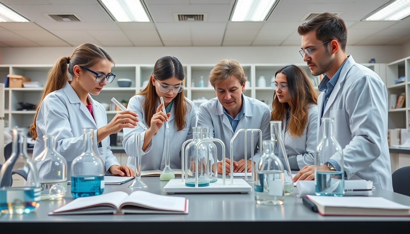 Student preparing for exams with study materials