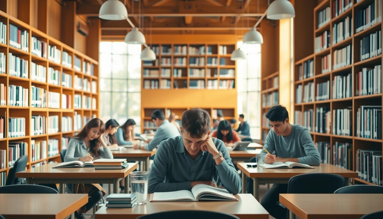 Student developing practical and academic skills